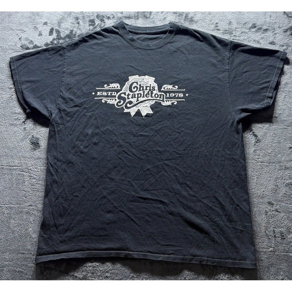 Chris Stapleton T-Shirt Black Sz. XL. Country Music, Concert,  Western.